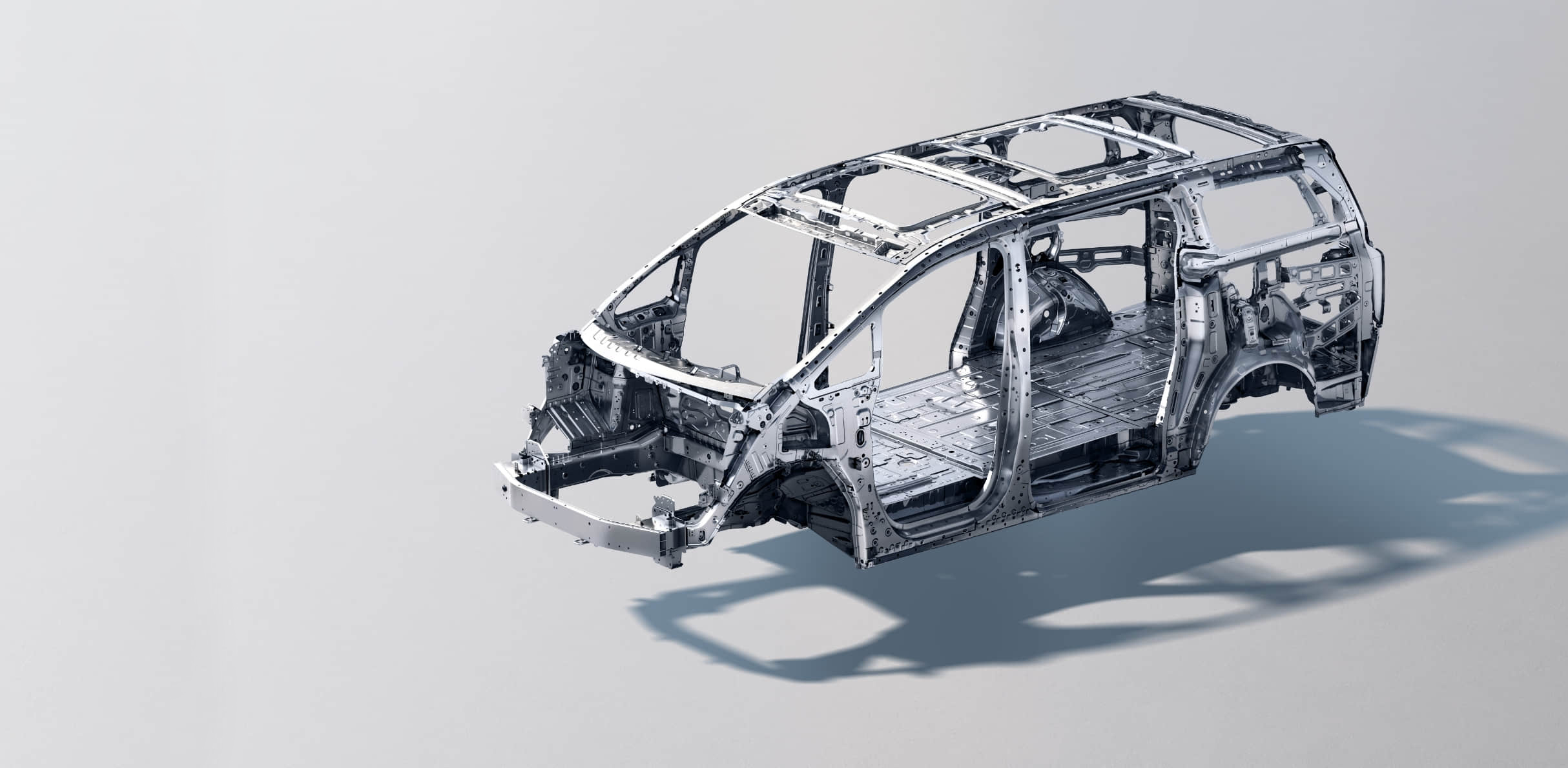 83.01% <br>High-Strength Steel In The Entire Vehicle